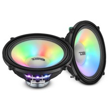 DS18 Polaris RZR-PRO 2020-Up 6.5" Dashboard Speakers with Digital LED Lighting