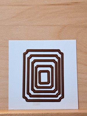 27 Spellbinders Nestabilities Small Labels Nesting Die Cut Emboss Stencil