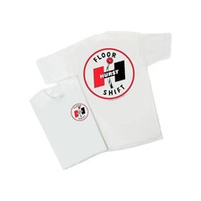 Hurst Floor Shift T-shirt Bold Red And Black Classic Gear Shifter Hurst Floor Shift T-shirt Bold Red And Black Classic Gear Shifter