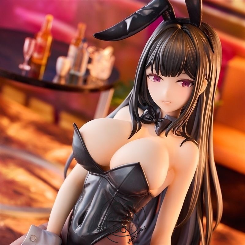 Figura de PVC Anime Black Bunny Girl 18 cm Sin Caja Coleccionable Estatua de Exhibición de Escritorio