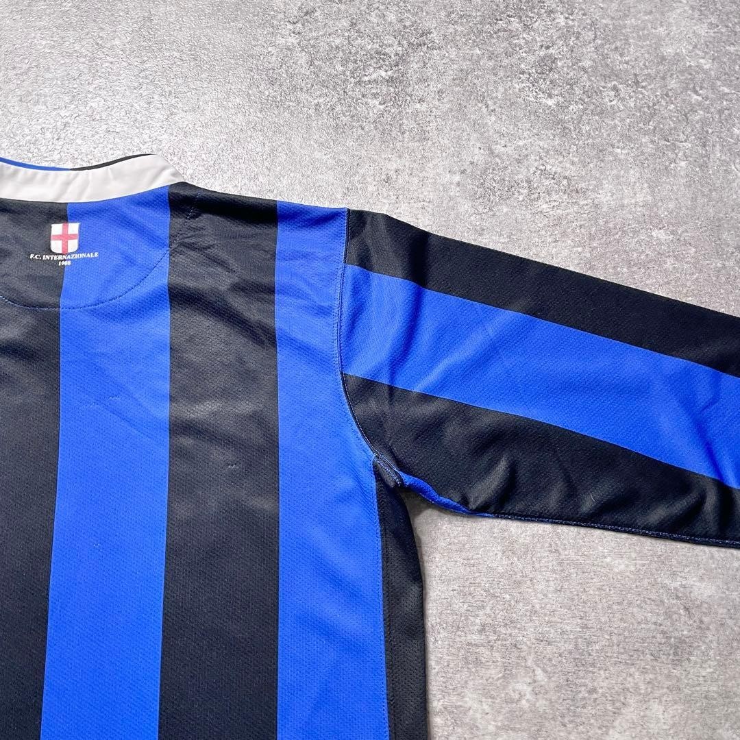 Authentic Nike Inter Milan Home Long Sleeve Jersey 2006 2007 Size