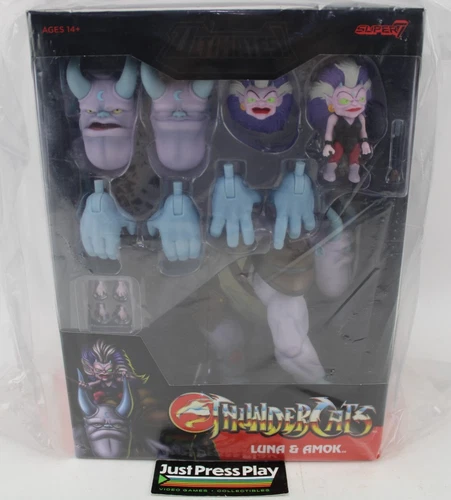 Thundercats Ultimates Luna & Amok Action Figures by Super7 - New