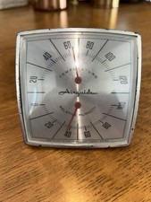 Vintage Airguide Weather Station, Thermometer & Hygrometer, Plastic Desk Piece