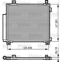 Valeo 814220 Kondensator Klimaanlage FüR Toyota Aston Martin IQ Cygnet J1
