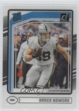 2024 Panini Clearly Donruss Rated Rookie Brock Bowers #57 1m6p