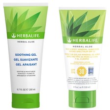 HERBALIFE Herbal Aloe Soothing Gel with Face  Body Sunscreen Broad Sunscreen