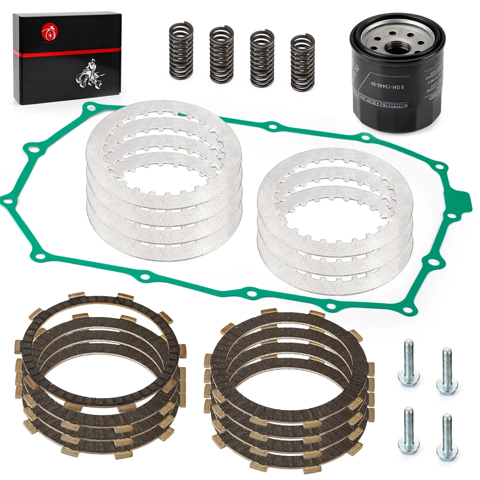 1998-2003 For Honda Shadow ACE 750 VT750 Clutch Friction Plates Kit w/Oil Filter - Image 3 of 4