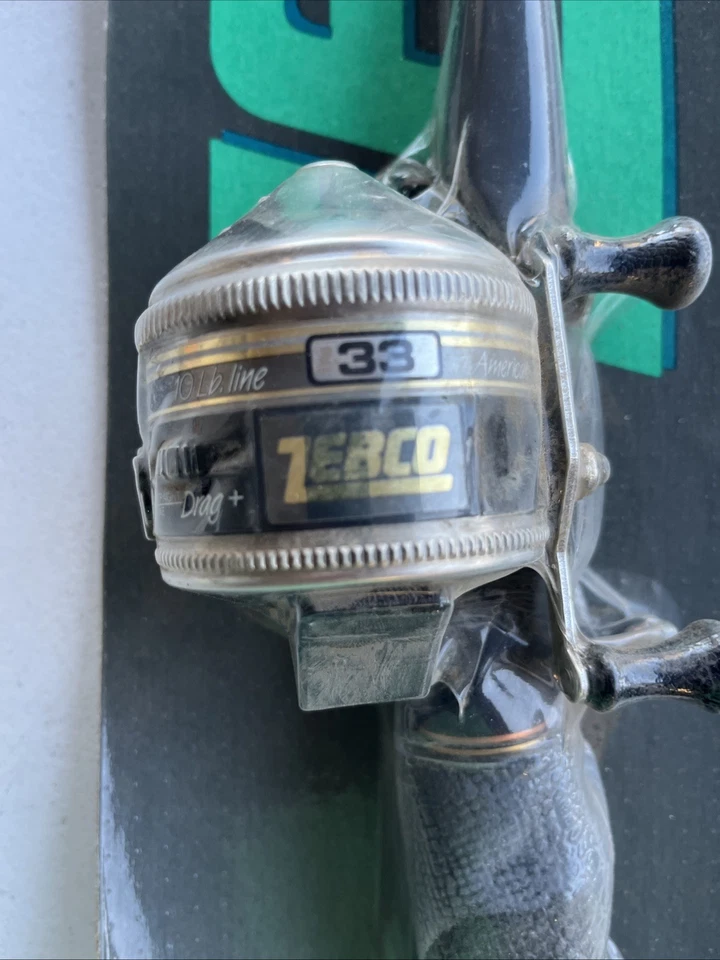 Vintage 1988 Zebco 33 Fishing Rod and Reel Combo Magnum Drag System - New - Image 4 of 4