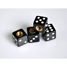 4pcs Dice Tire Valve Stem Capswaterproof Airtight Car Wheel Tire Air Caps 4pcs Dice Tire Valve Stem Capswaterproof Airtight Car Wheel Tire Air Caps