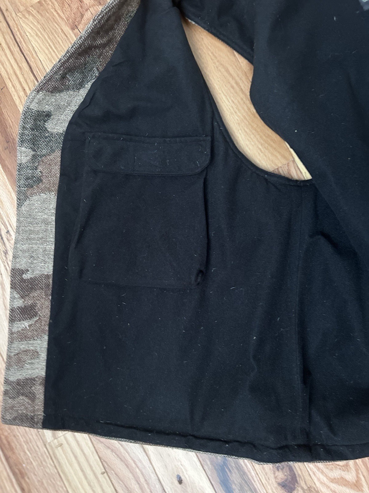 Weatherby Hunting Vest Mens 2XL Wool Blend Camo With Pockets Lined Outdoors