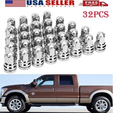 32PCS 14x1.5 Lug Nuts for 2017-2023 Ford F-250 F-350 HCPZ-1012-B HCPZ-1012-A