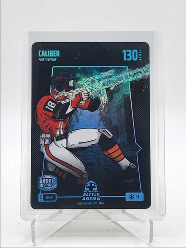 CALEB WILLIAMS CALIBER 2024 BATTLE ARENA ICE BATTLEFOIL ROOKIE RC Q5918