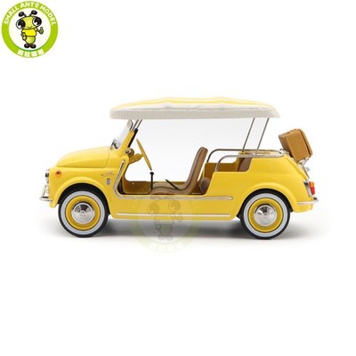 1/18 Fiat 500 Jolly 1965 Norev 187790 Yellow Diecast Model Car | eBay