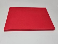 Pack of 10 Foamies Craft Foam Sheets Christmas Red 2mm Thick 9 x 12 inches 