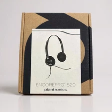NEW! Poly/Plantronnics EncorePro HW520V Binaural Over-The-Head Headset