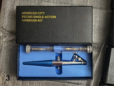 Airbrush City SS300 Single Action Airbrush Kit, Model SS300, MPN SS300
