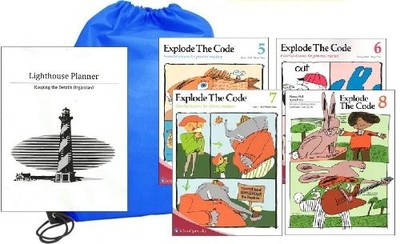 EXPLODE THE CODE WORKBOOKS 5-8 HOMESCHOOL KIT IN A BAG By Nancy Hall / NEW