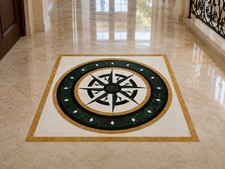 Floor Marble Medallion 40x40 Inch