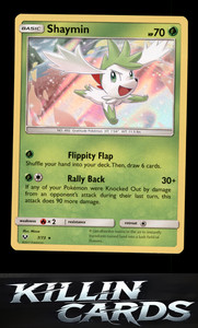 Shaymin 7/73 Pokemon Holo Rare Shining Legends Card NM