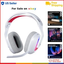 Wireless Gaming Headset Stereo Over Ear Lightweight RGB Bluetooth PS5 Xbox