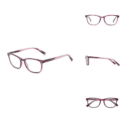 Foster Grant Womens Elana Pop Of Power Bifocal Style Blue Light Reading Glasses