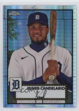 2021 Chrome Platinum Anniversary Mega Box Prism Refractor Jeimer Candelario 11vi