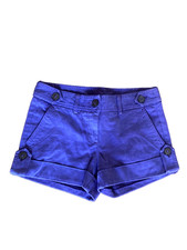 Sisley Pantaloncino da donna Shorts Bermuda viola cotone Slim Size xs