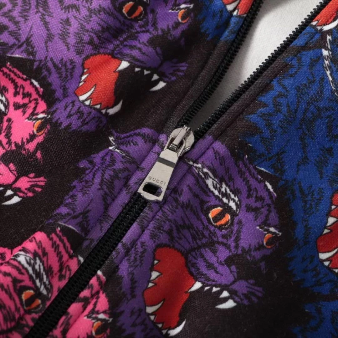 Giacca da pista Gucci Panther Face modello all over usata ottima unisex grande