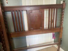 Antique Vintage Wood Bed Frame