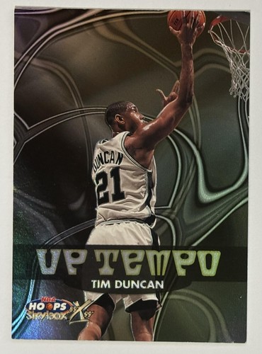 Tim Duncan 1999-00 Hoops Decade Up Tempo #4UT - San Antonio Spurs