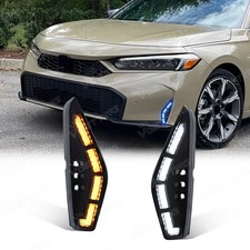For 2025 Honda Civic Led Drl Daytime Running Fog Light W Turn Signal Lh Rh For 2025 Honda Civic Led Drl Daytime Running Fog Light W Turn Signal Lh Rh