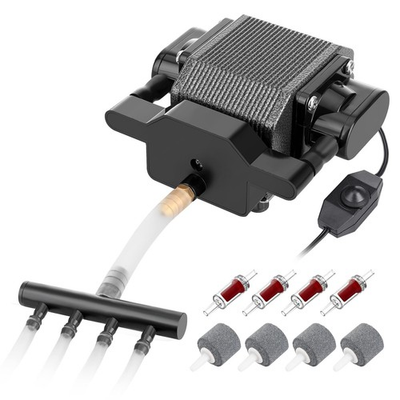 #ad #ad Quiet Aquarium Air Pump 317GPH 0.025MPa 8W High Pressure Commercial Air Pump ... $64.09