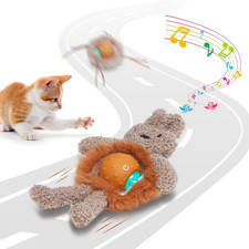 Automatic Rolling Ball Smart Cat Toy Electric Pet Self-moving Kitten Game-US