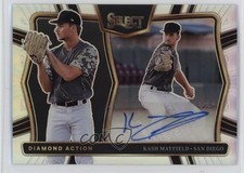 2025 Panini Select Diamond Action Signatures Kash Mayfield #DAS-KM Auto 1l8l