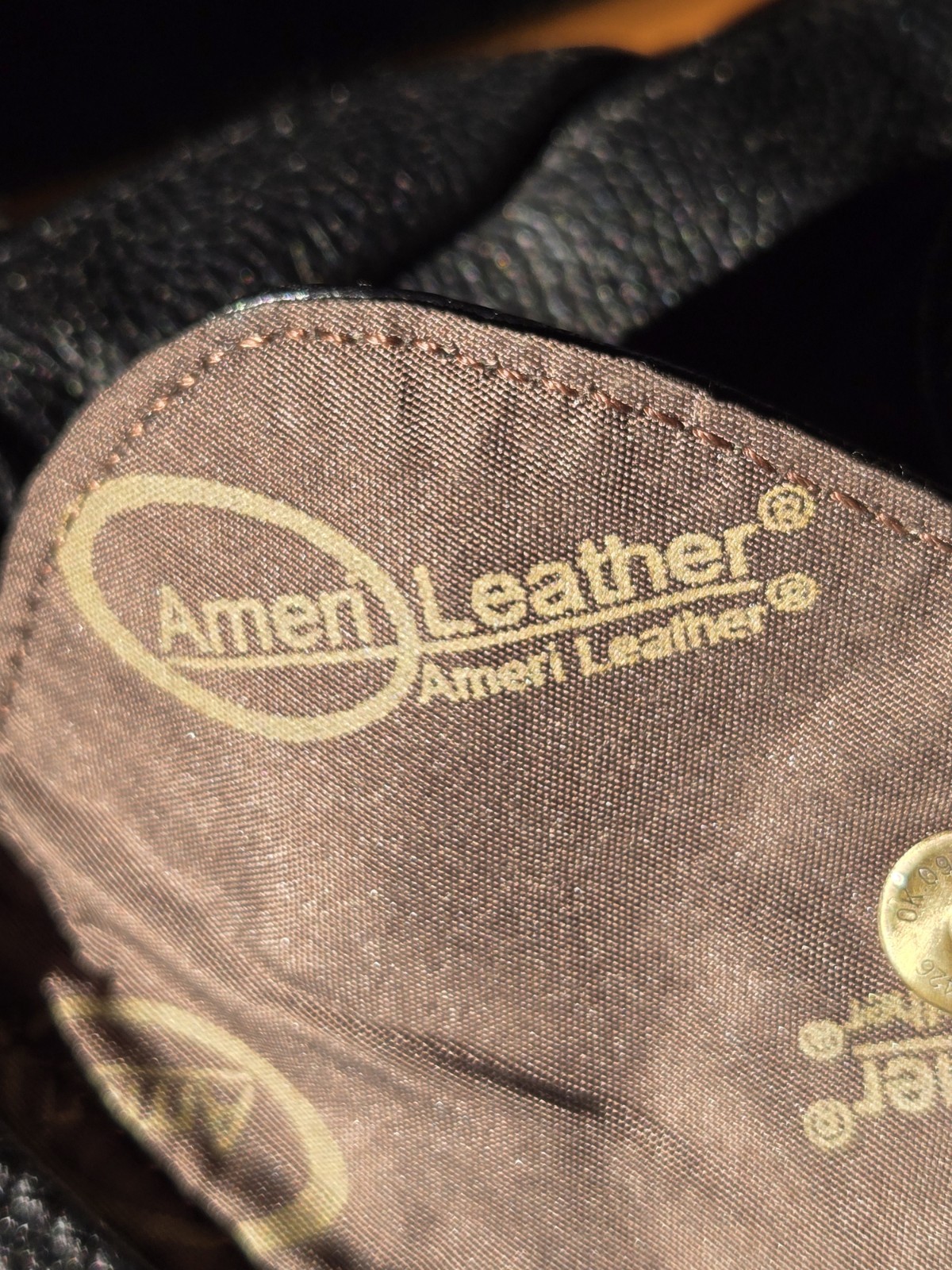 Ameri Leather Black Sling Bag Adjustable Strap - image 14