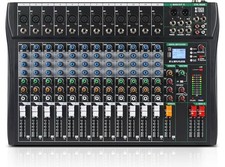 12-Channel Audio Mixer with Onboard Mp3 player/USB & Bluetooth