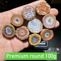 Wholesale natural crystal Rough Unpolished China Agate Achat Nodule Specimen 6