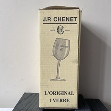 Wonky Wine Glass JP CHENET L’Original 1 Verve France
