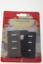 3er Set Hosenbunderweiterung Erweiterung f&uuml;r Hosen Hosenerweiterung in 3 Farben