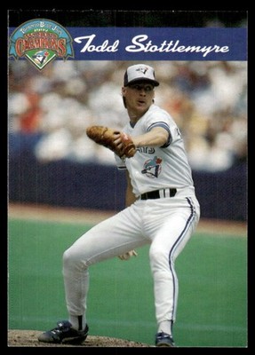 1993 Toronto Blue Jays Fire Safety SGA Todd Stottlemyre #30