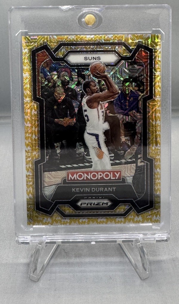 2023-24 Panini Prizm Monopoly Millionaire GOLD Mojo Prizm /500 Kevin Durant #70