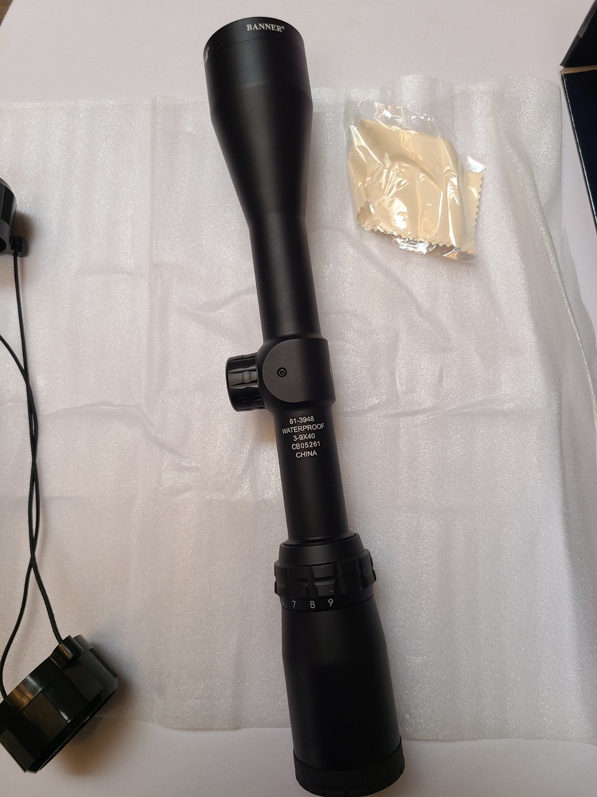 Bushnell Banner 3-9x40mm 1" Tube Multi-X Reticle Rifle Scope, New in Sealed Box