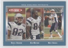2006 Topps Total Total Blue Daniel Graham Ben Watson Matt Cassel #189 0c4