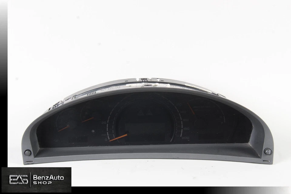 03-06 Mercedes W220 S55 AMG cuadro de instrumentos velocímetro 2205406247 OEM 124k Foto 2 de 4
