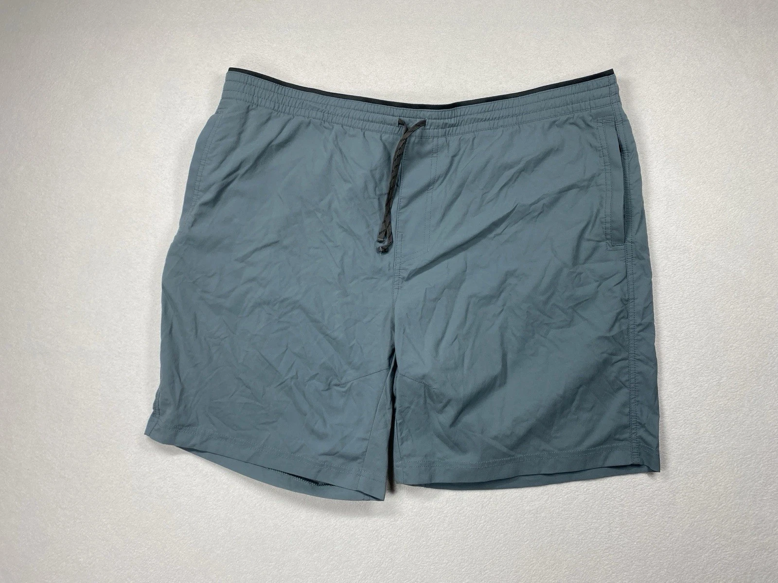 Kuhl Kruiser Shorts Mens 2XL Blue Cargo Elastic Waist 7” Quick Dry Stretch