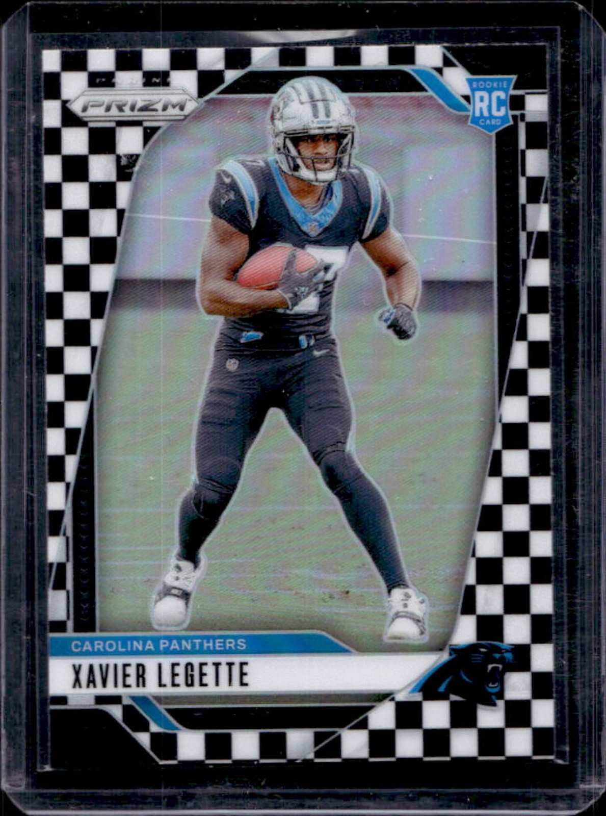 2024 Prizm Xavier Legette RC Black and White Checker #398 Panthers