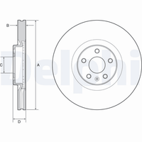 Bremsscheibe Vorderachse FüR Volvo Lynk & CO Polestar C40 EC40 EX30 EX40 S60