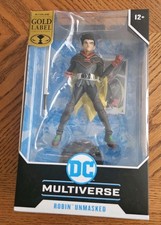 McFarlane DC Multiverse ROBIN UNMASKED Infinite Frontier Gold label New in Box