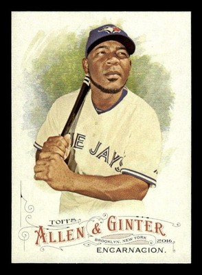 2016 Topps Allen & Ginter #80 Edwin Encarnacion Toronto Blue Jays