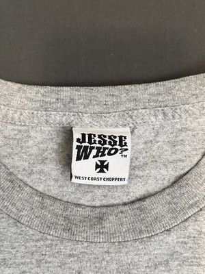 Vintage Jesse Who? West Coast Choppers Long Sleeve Shirt XL Grey